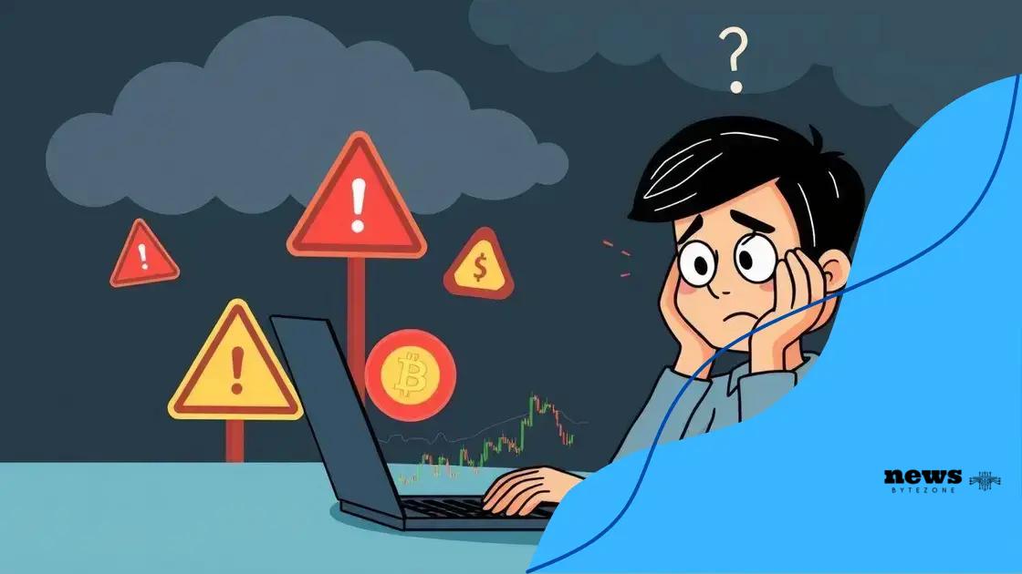 Risks associated with cryptocurrency investments