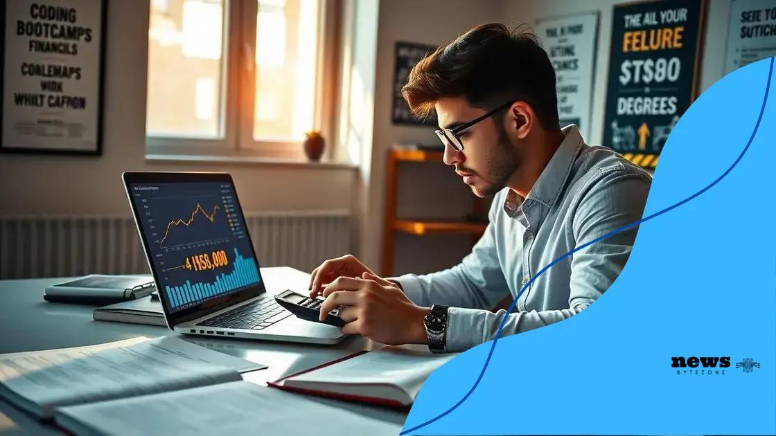 Cost comparison of bootcamps and degrees